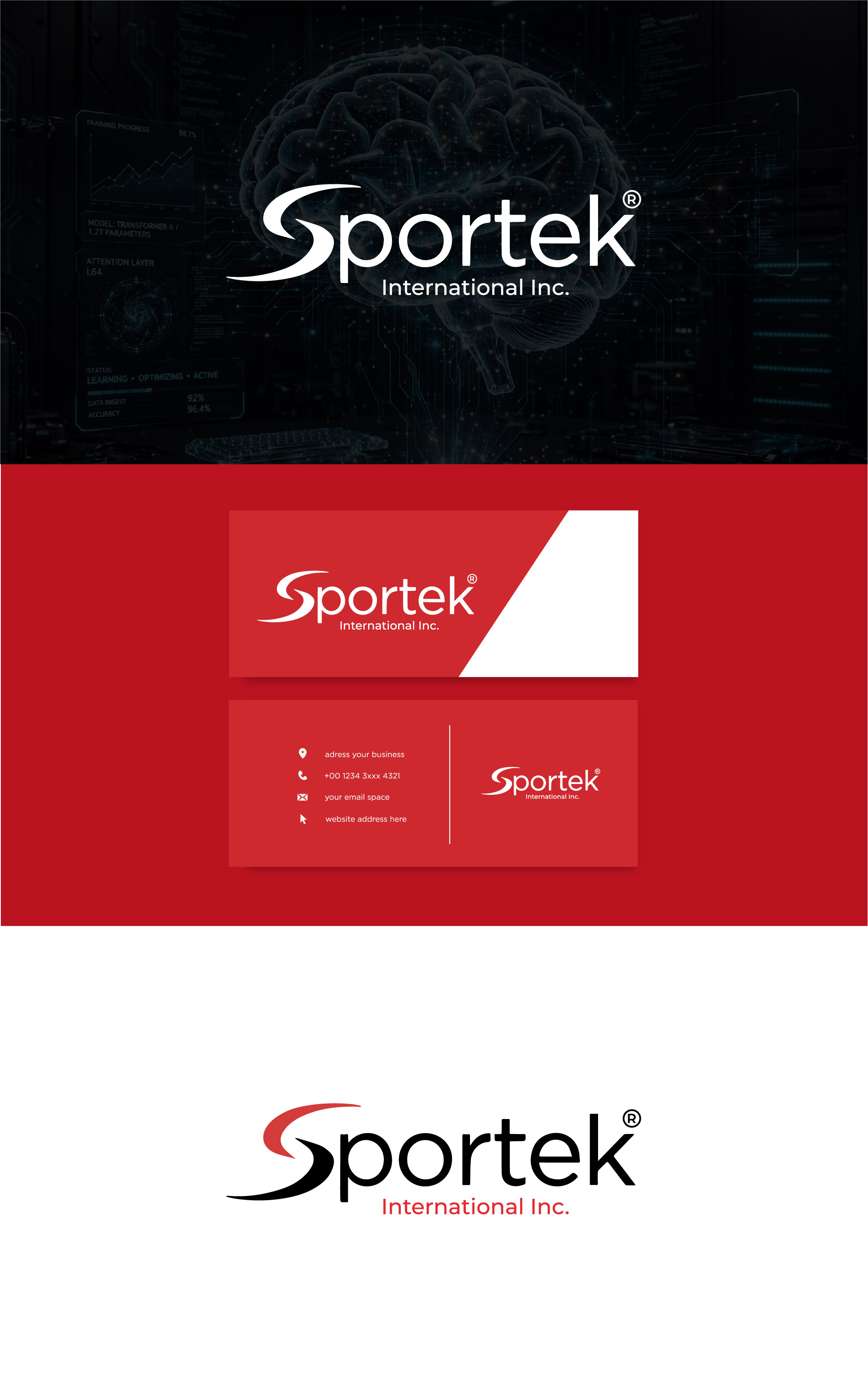 Logo Design by Annapoorna Design Co for Sportek international inc. | Design #37705153