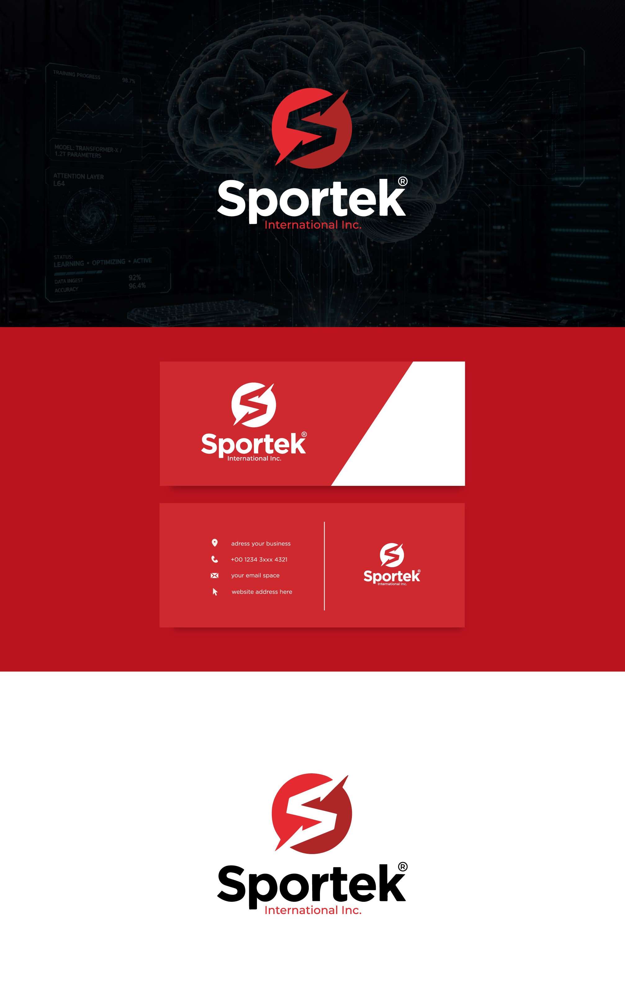 Logo Design by Annapoorna Design Co for Sportek international inc. | Design #37705186