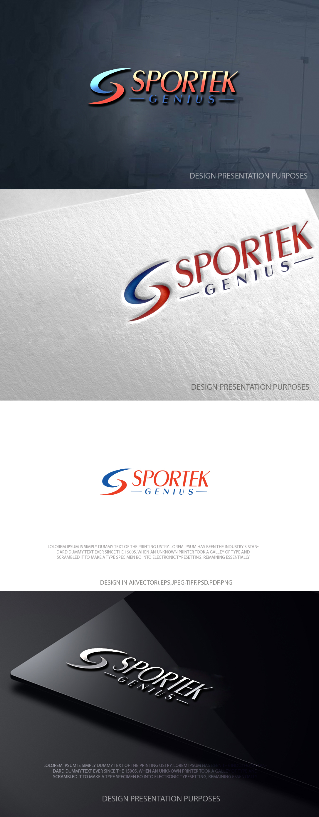 Logo Design by zebronicgraphic for Sportek international inc. | Design #37688107