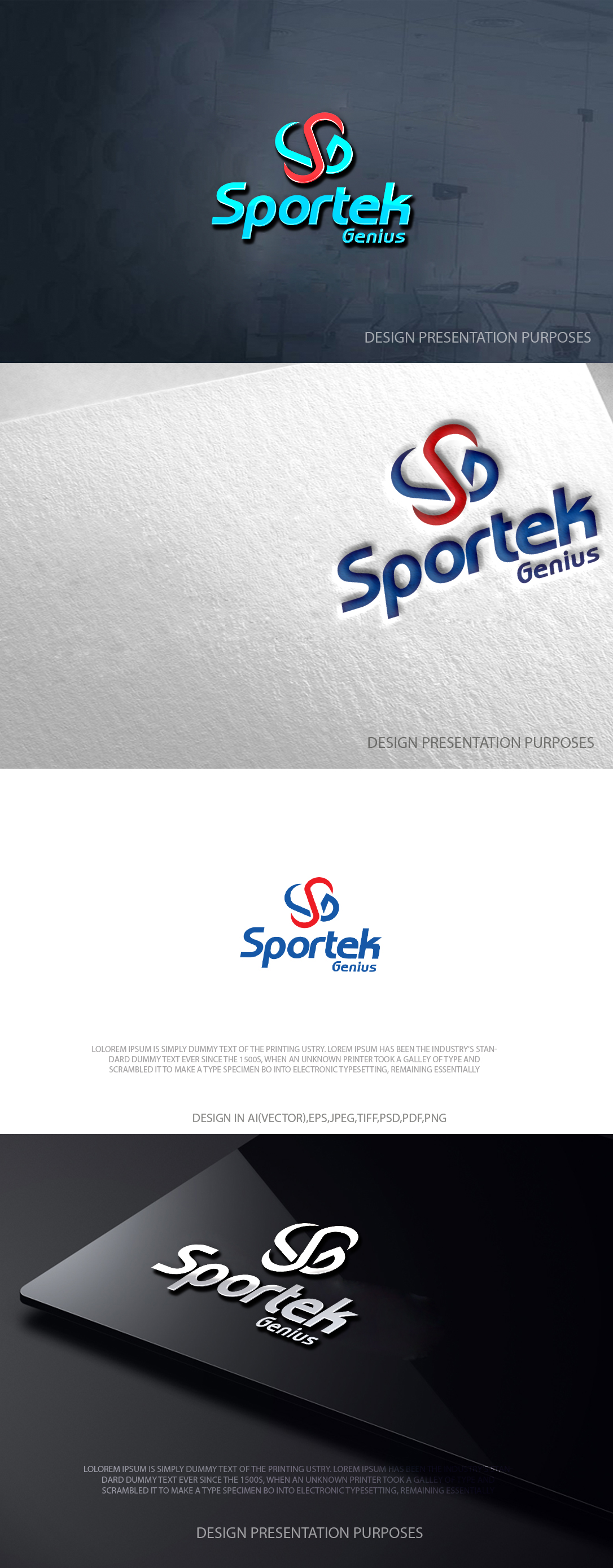 Logo Design by zebronicgraphic for Sportek international inc. | Design #37688110
