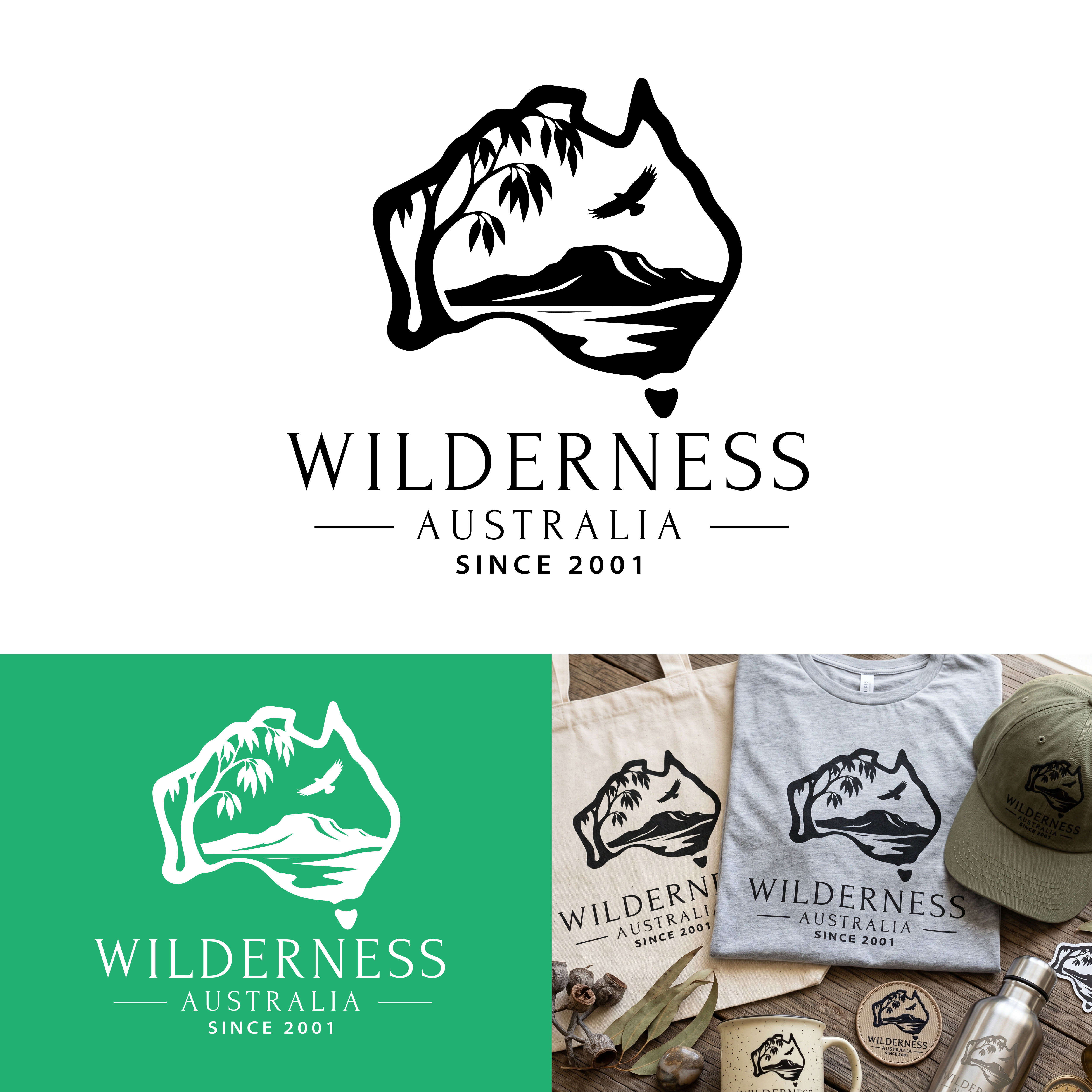 Logo Design by Delusion Studio for Wilderness Australia | Design #37686595