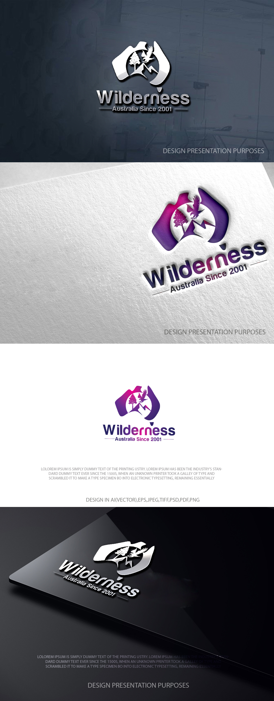 Logo Design by zebronicgraphic for Wilderness Australia | Design #37687826