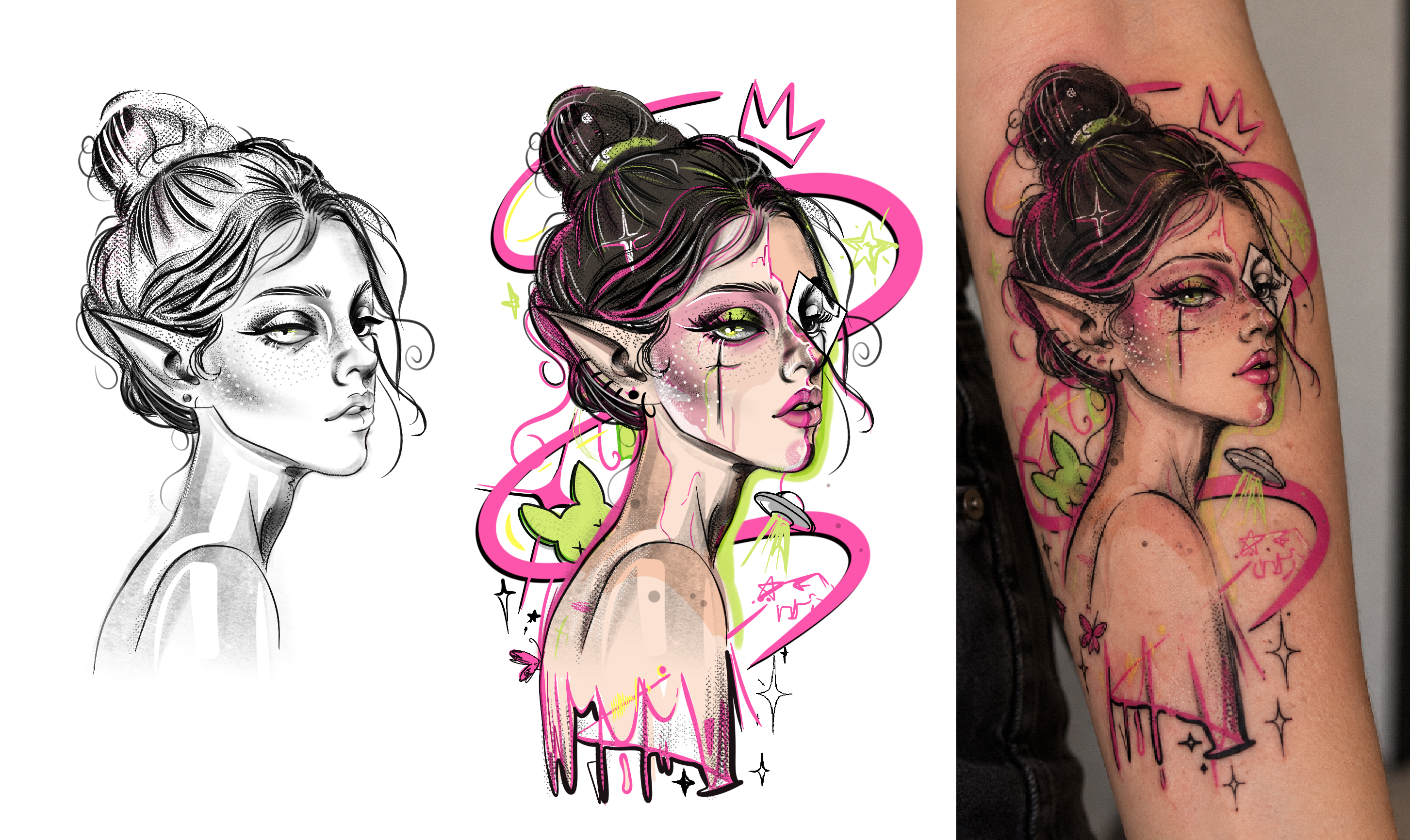 Tattoo Design by zeyartz for this project | Design #37726993