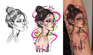 Tattoo Design by zeyartz for this project | Design: #37726993