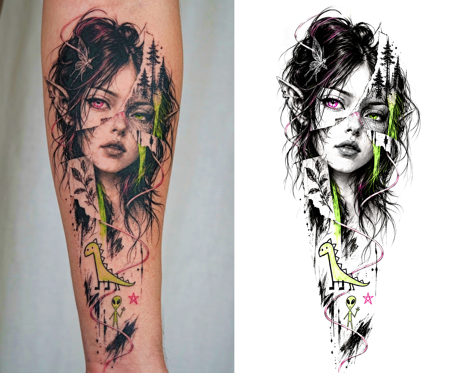 Tattoo-Design von Pixel Rain für dieses Projekt | Design #37708016