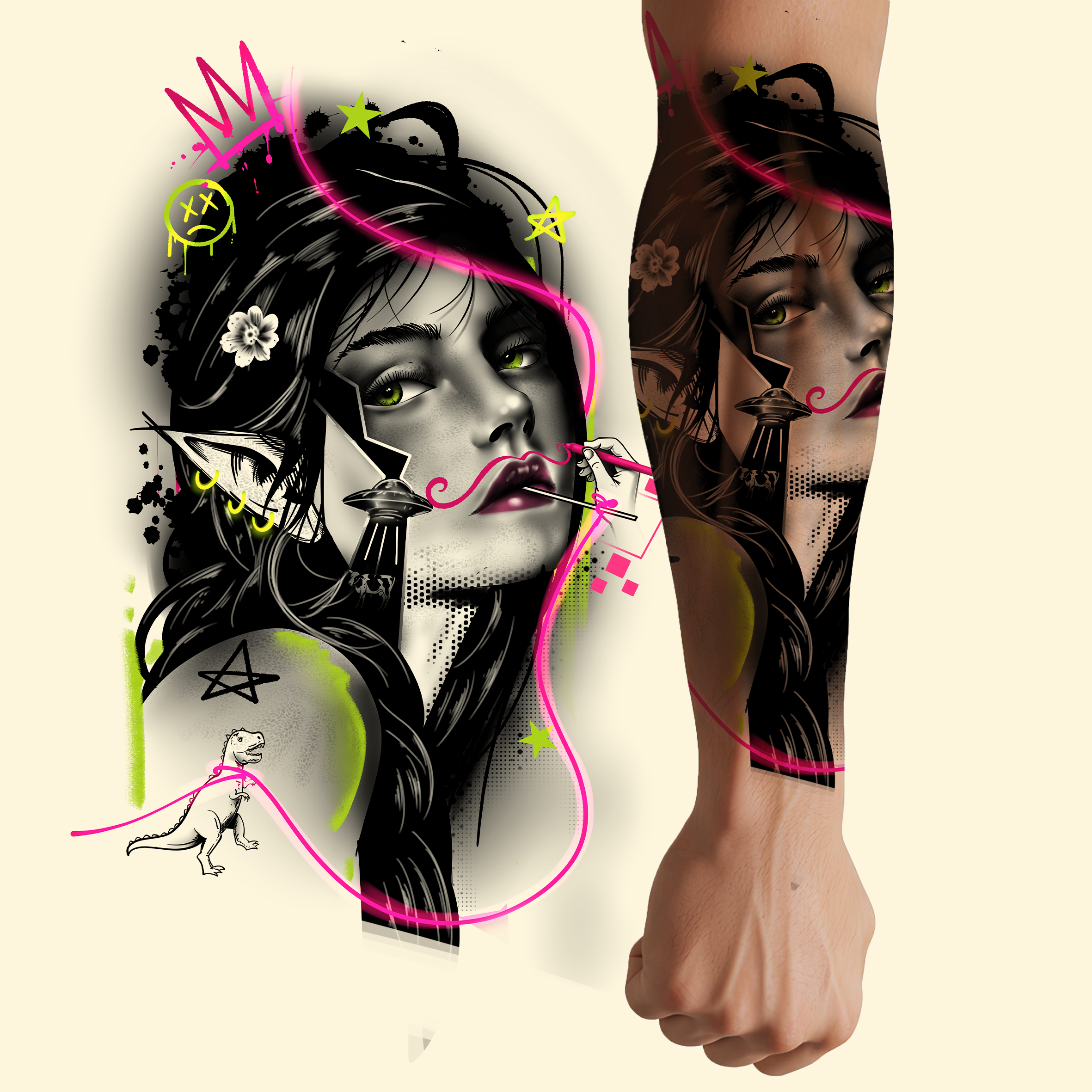 Tattoo Design by Sultan  Studio for this project | Design #37697403