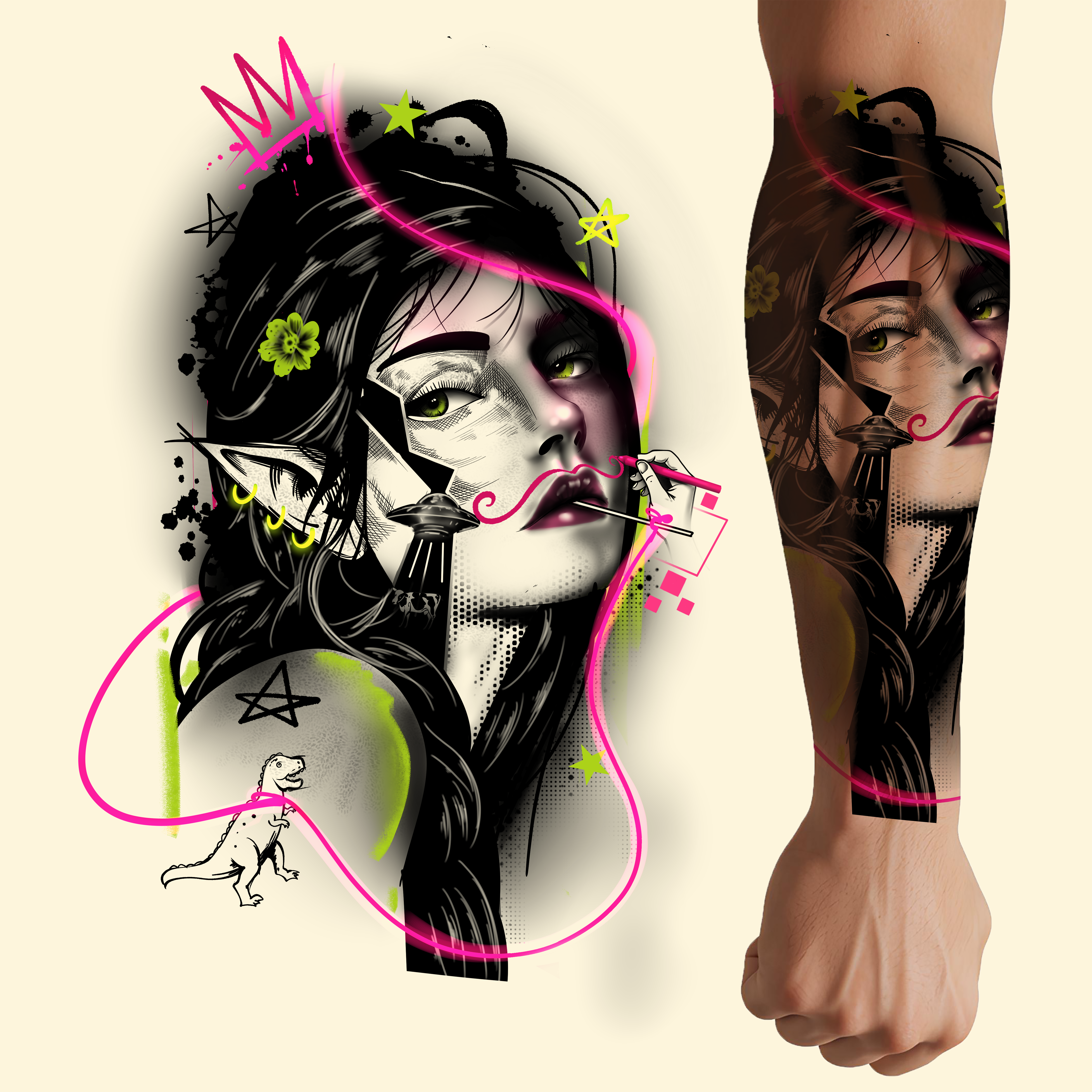 Tattoo Design by Sultan  Studio for this project | Design #37698854
