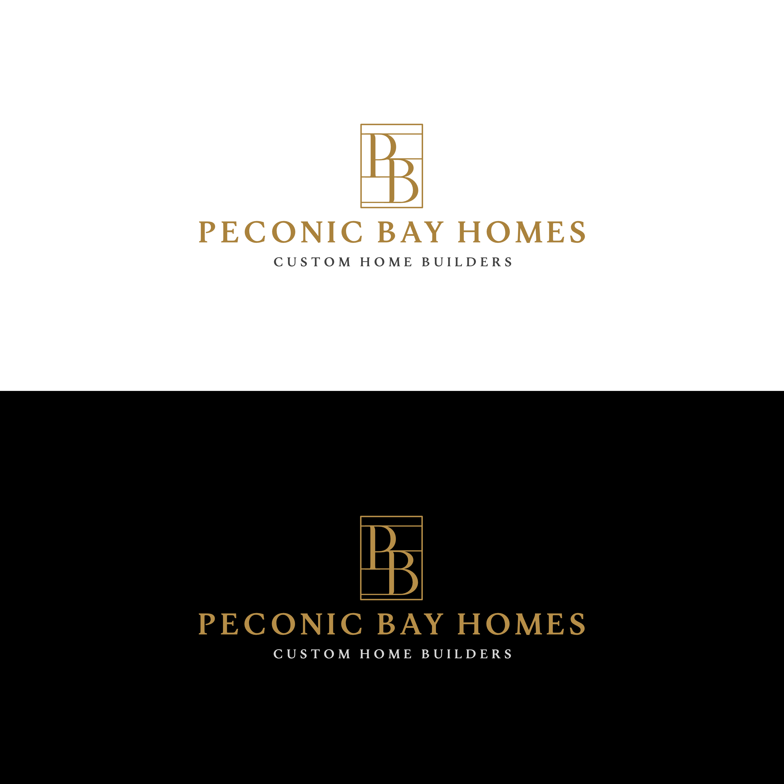 Logo Design by AnninWonderland for Peconic Bay Homes Inc. | Design #37701070