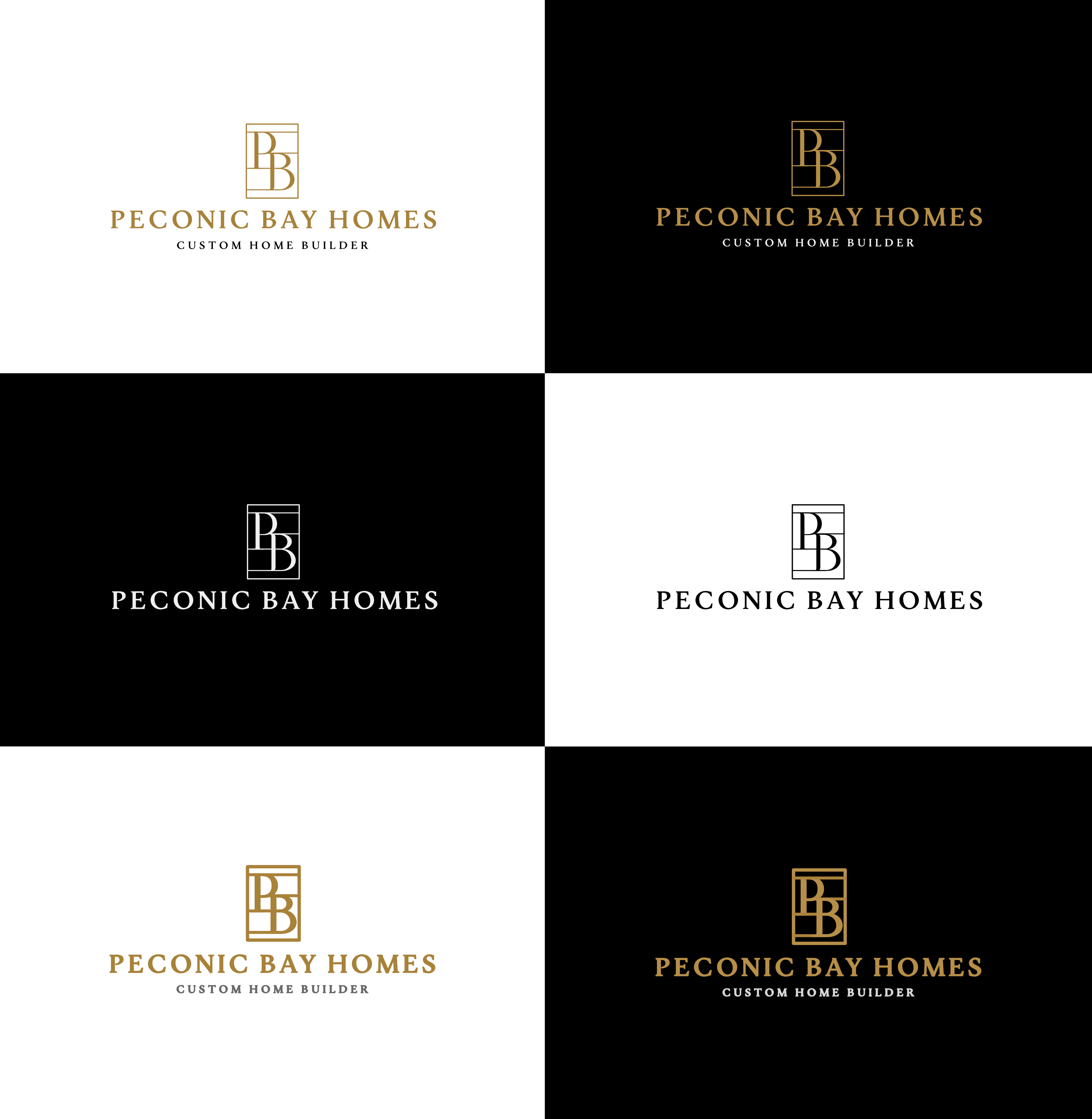Logo Design by AnninWonderland for Peconic Bay Homes Inc. | Design #37704442