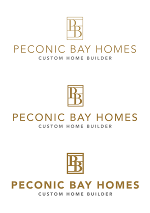 Logo Design by AnninWonderland for Peconic Bay Homes Inc. | Design: #37707859