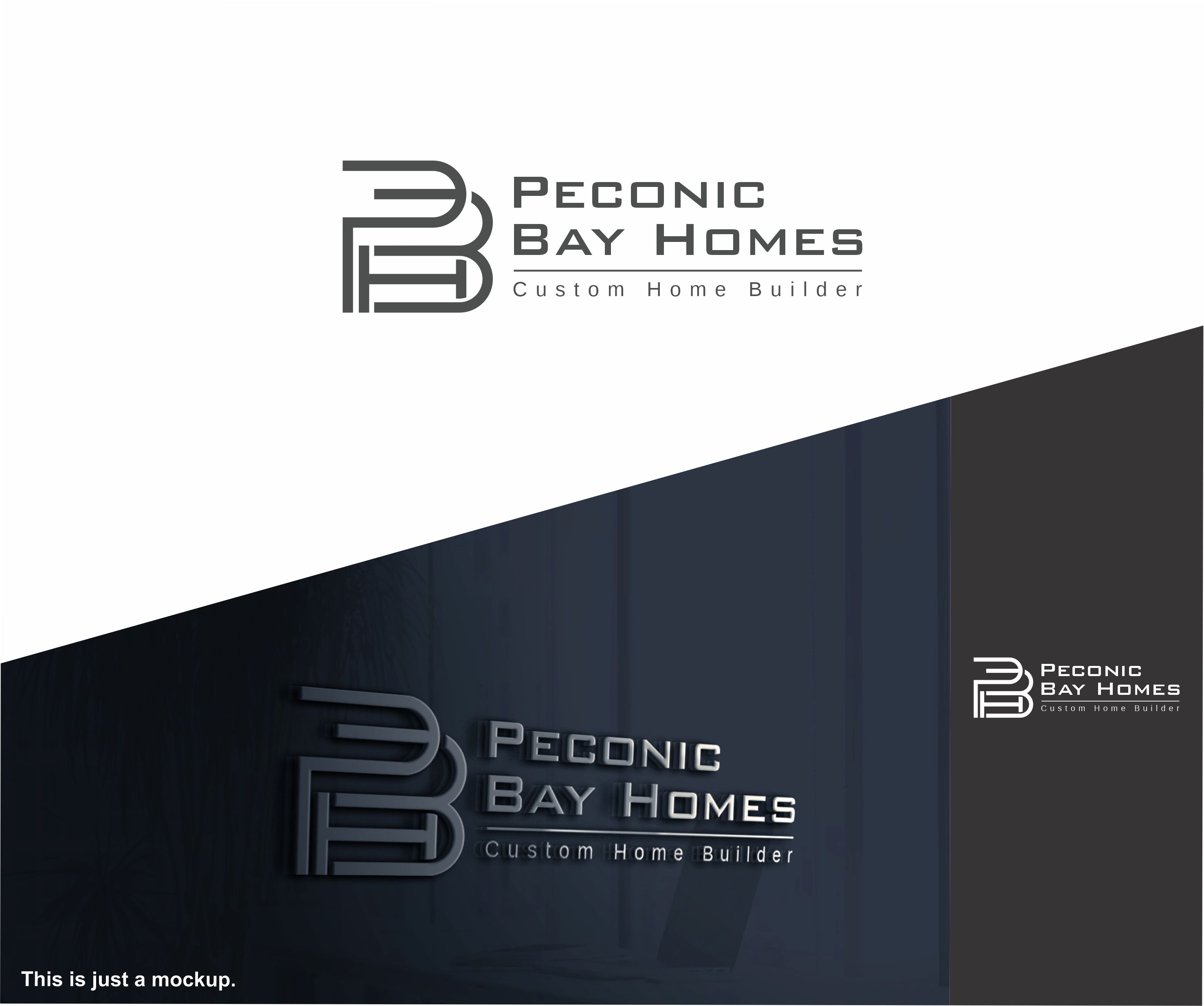 Logo Design by alkaline for Peconic Bay Homes Inc. | Design #37699740