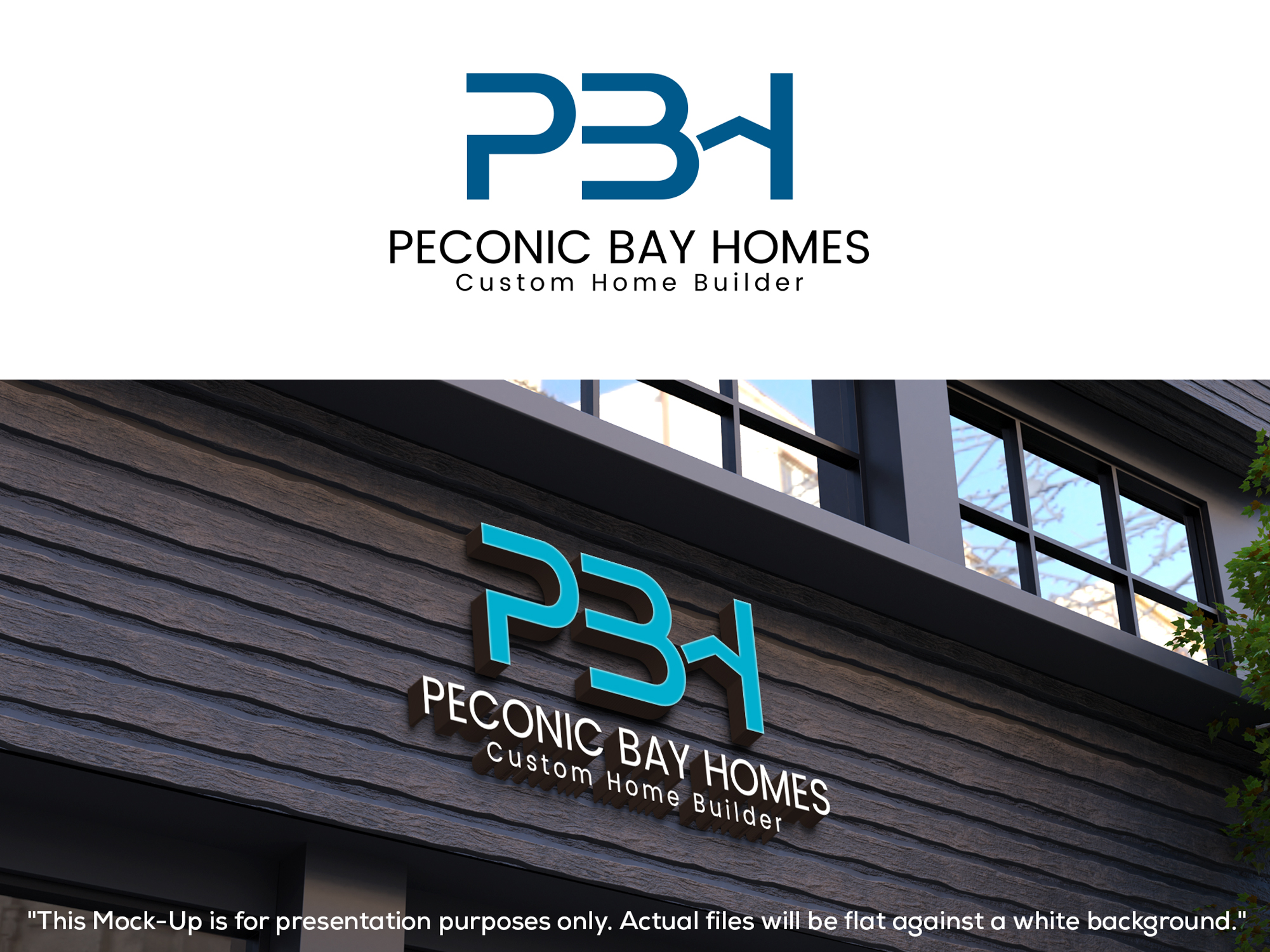 Logo Design by Kavth for Peconic Bay Homes Inc. | Design #37702875