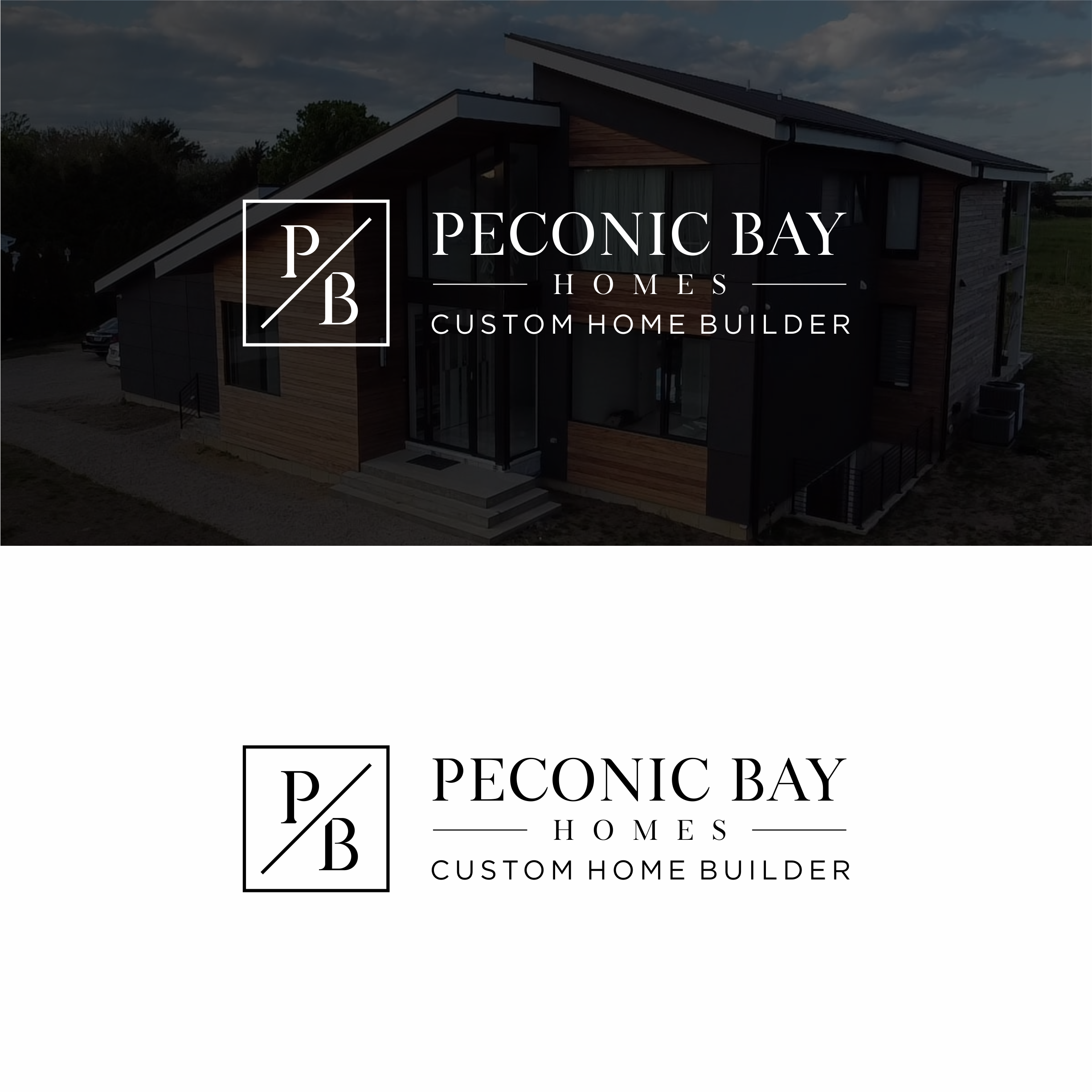 Logo Design by melzh for Peconic Bay Homes Inc. | Design #37698895