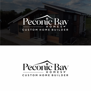 Logo Design by melzh for Peconic Bay Homes Inc. | Design: #37698911