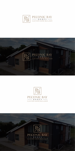 Logo Design by melzh for Peconic Bay Homes Inc. | Design: #37704643