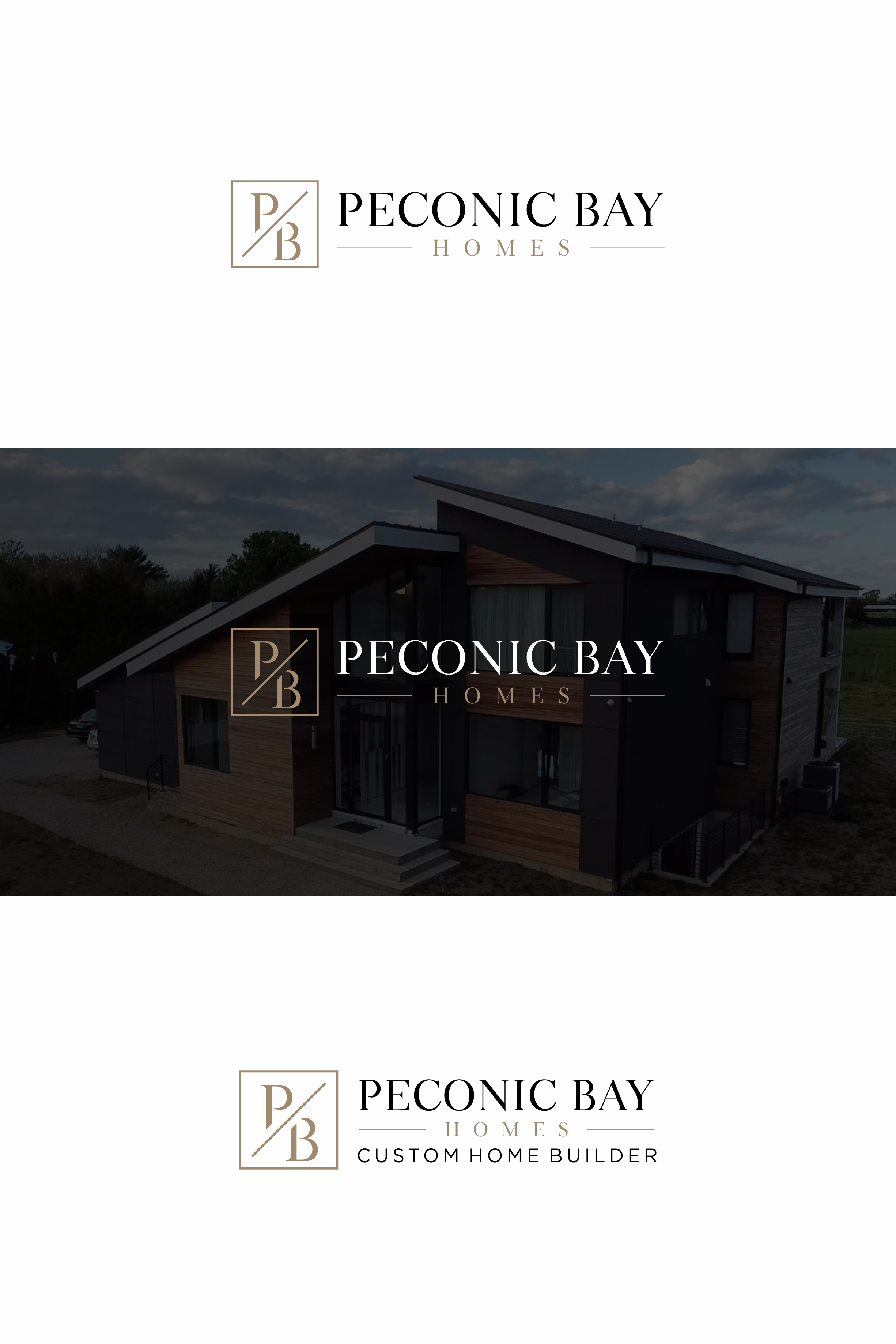 Logo Design by melzh for Peconic Bay Homes Inc. | Design #37704661