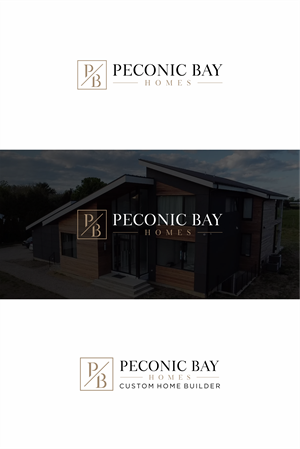 Logo Design by melzh for Peconic Bay Homes Inc. | Design: #37704661