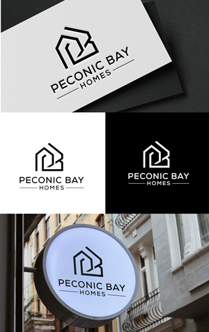 Logo Design by Graphixpointt for Peconic Bay Homes Inc. | Design: #37710193