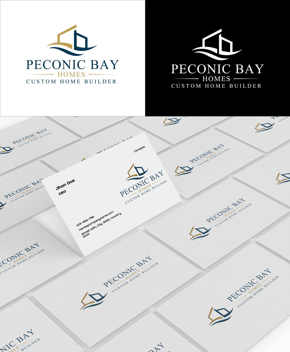Logo Design by RA-bica for Peconic Bay Homes Inc. | Design #37699293