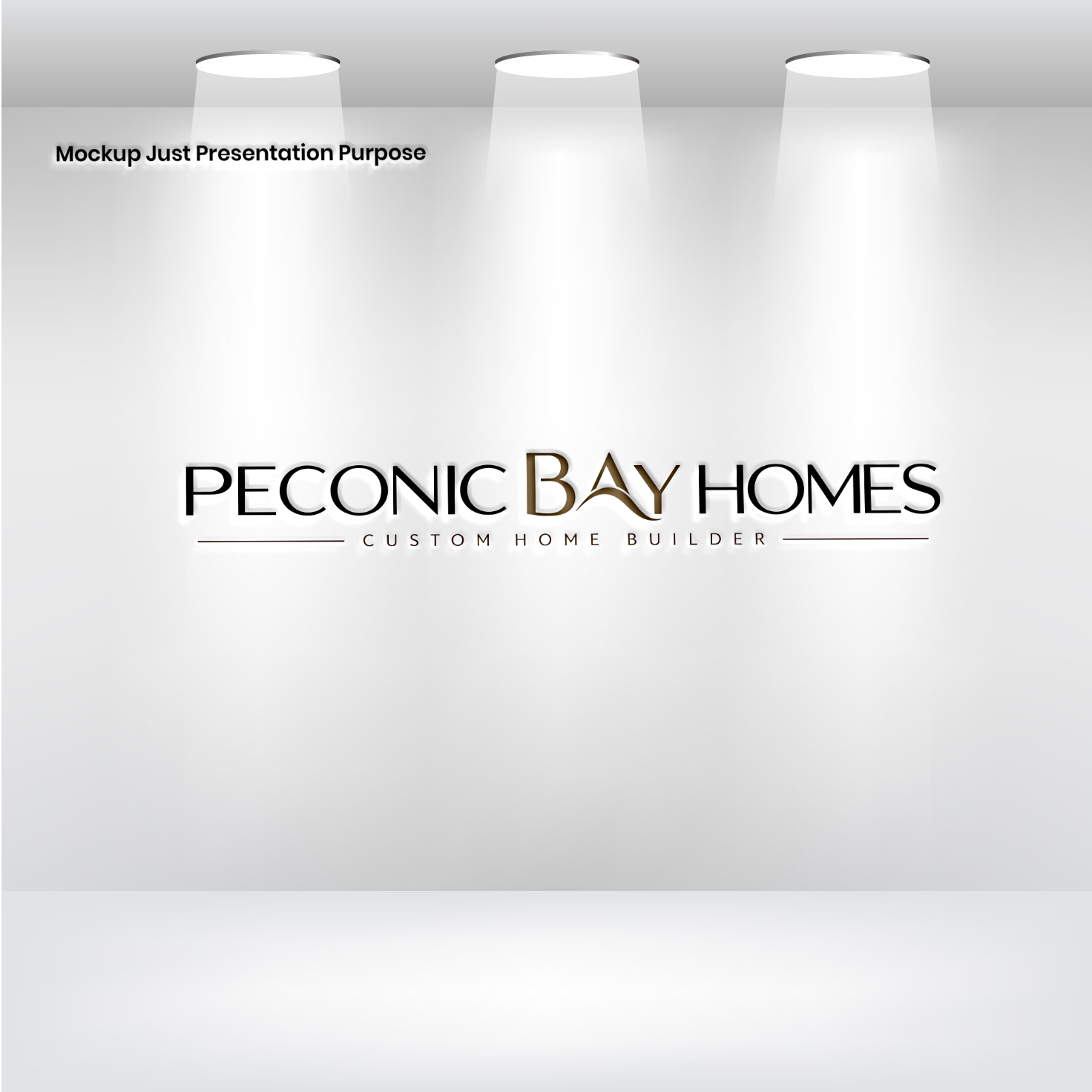 Logo Design by Pixel Signature for Peconic Bay Homes Inc. | Design #37698260