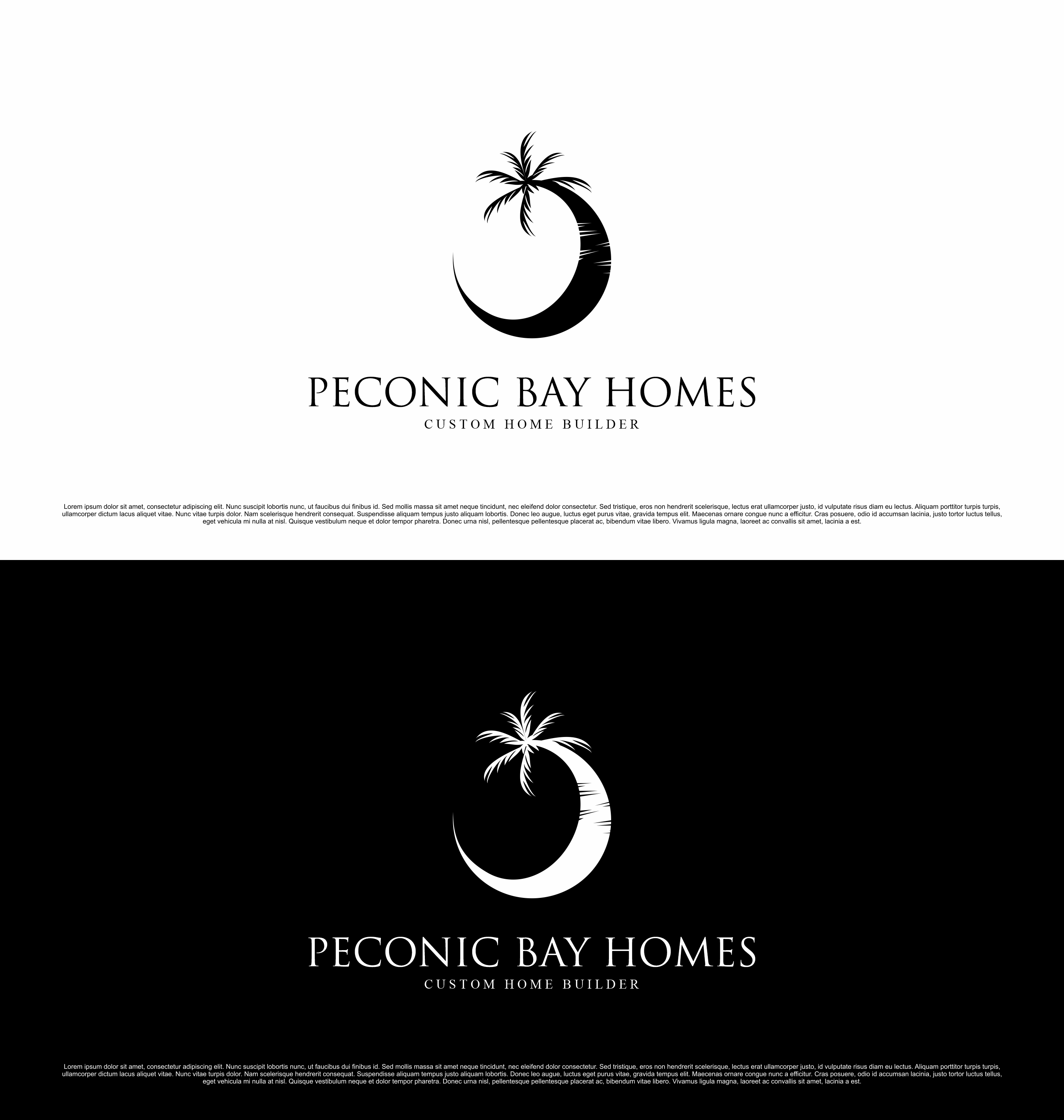 Logo Design by kebusibud for Peconic Bay Homes Inc. | Design #37697227