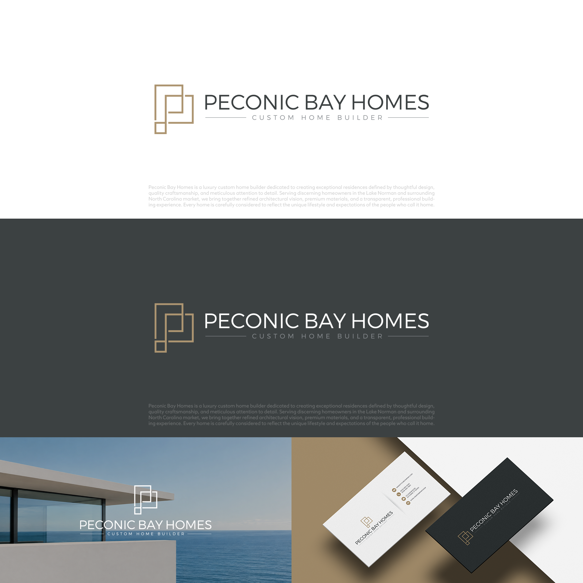 Design de Logo par COLOUR CREATIVE pour Peconic Bay Homes Inc. | Design #37711217