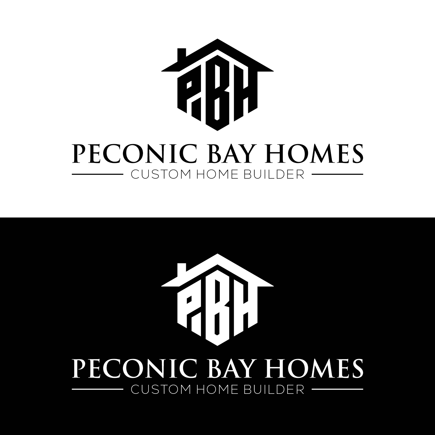 Logo Design by cah awu for Peconic Bay Homes Inc. | Design #37697080