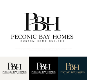 Logo Design by Deejah for Peconic Bay Homes Inc. | Design: #37700353