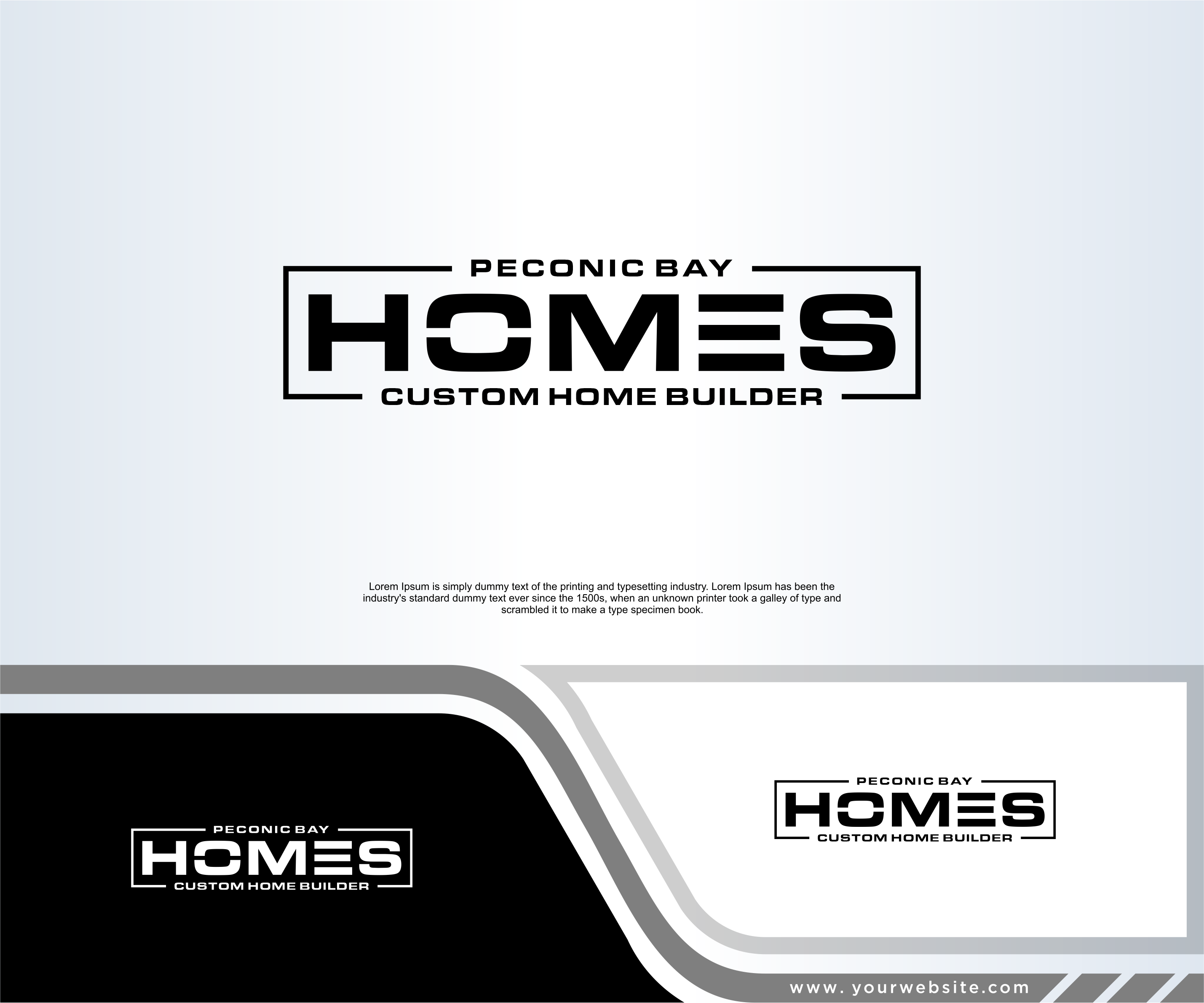 Logo Design by Aero new for Peconic Bay Homes Inc. | Design #37700701