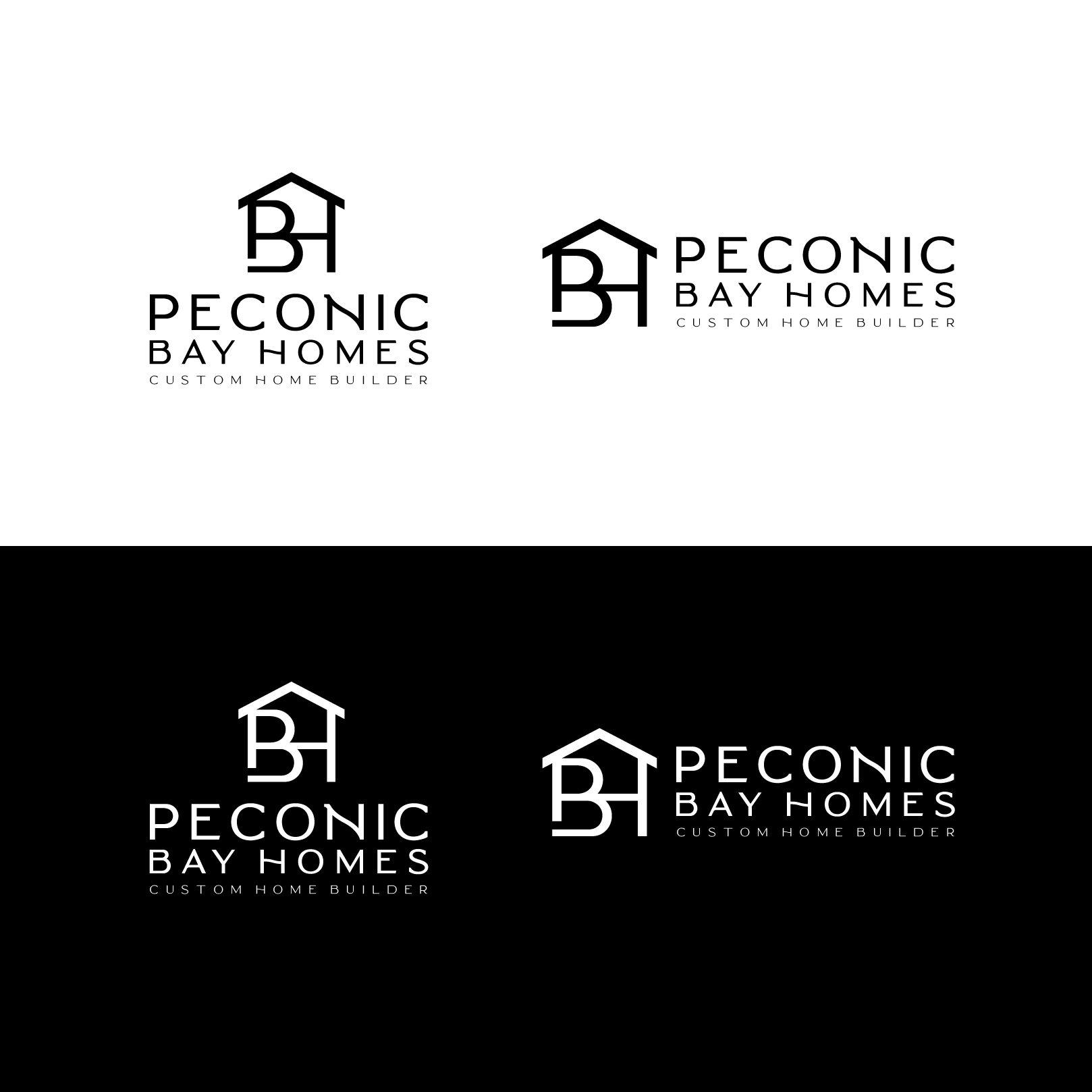 Logo Design by Blesign for Peconic Bay Homes Inc. | Design #37698701