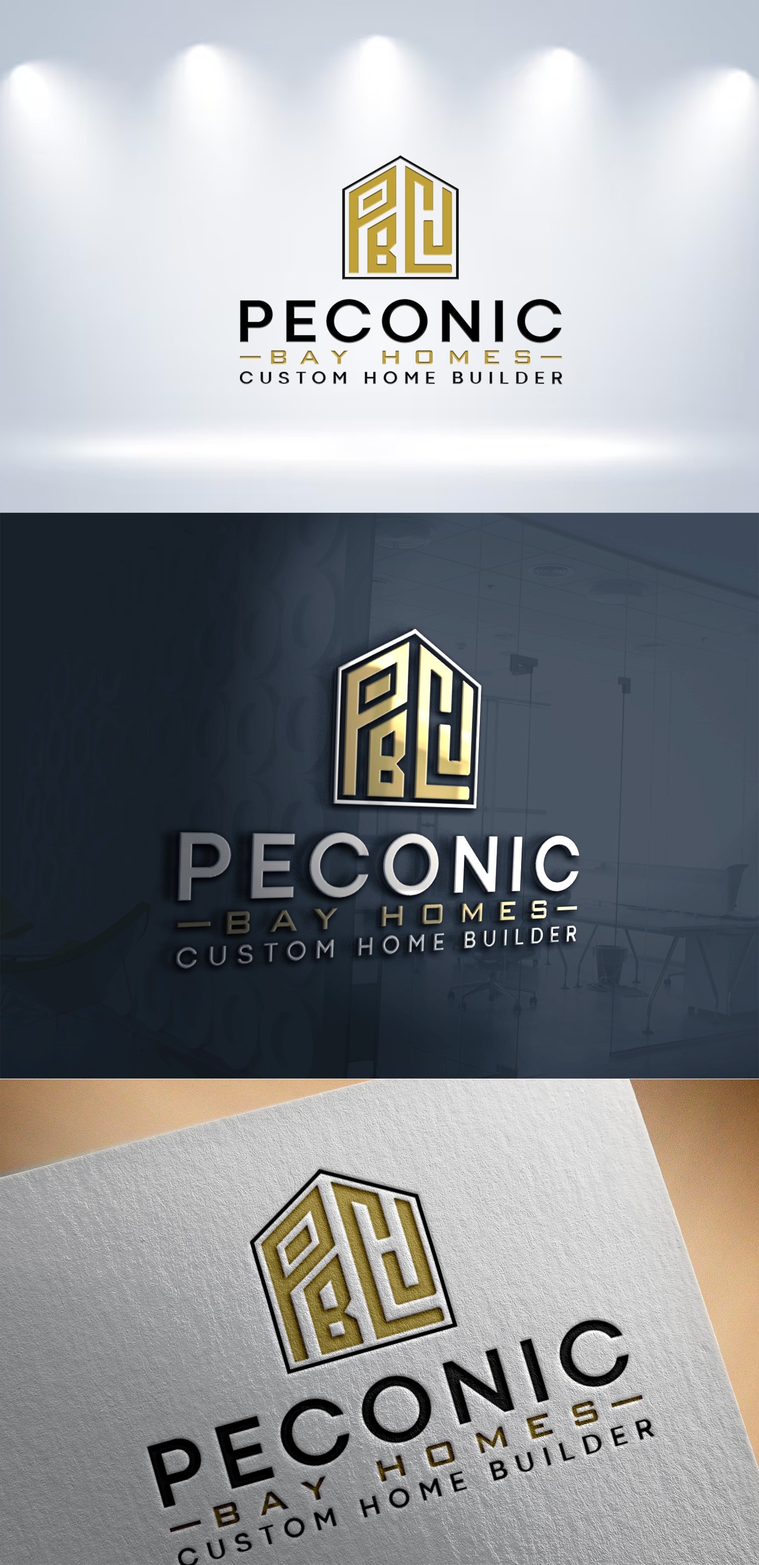 Design de Logo par SR Creations. pour Peconic Bay Homes Inc. | Design #37705179