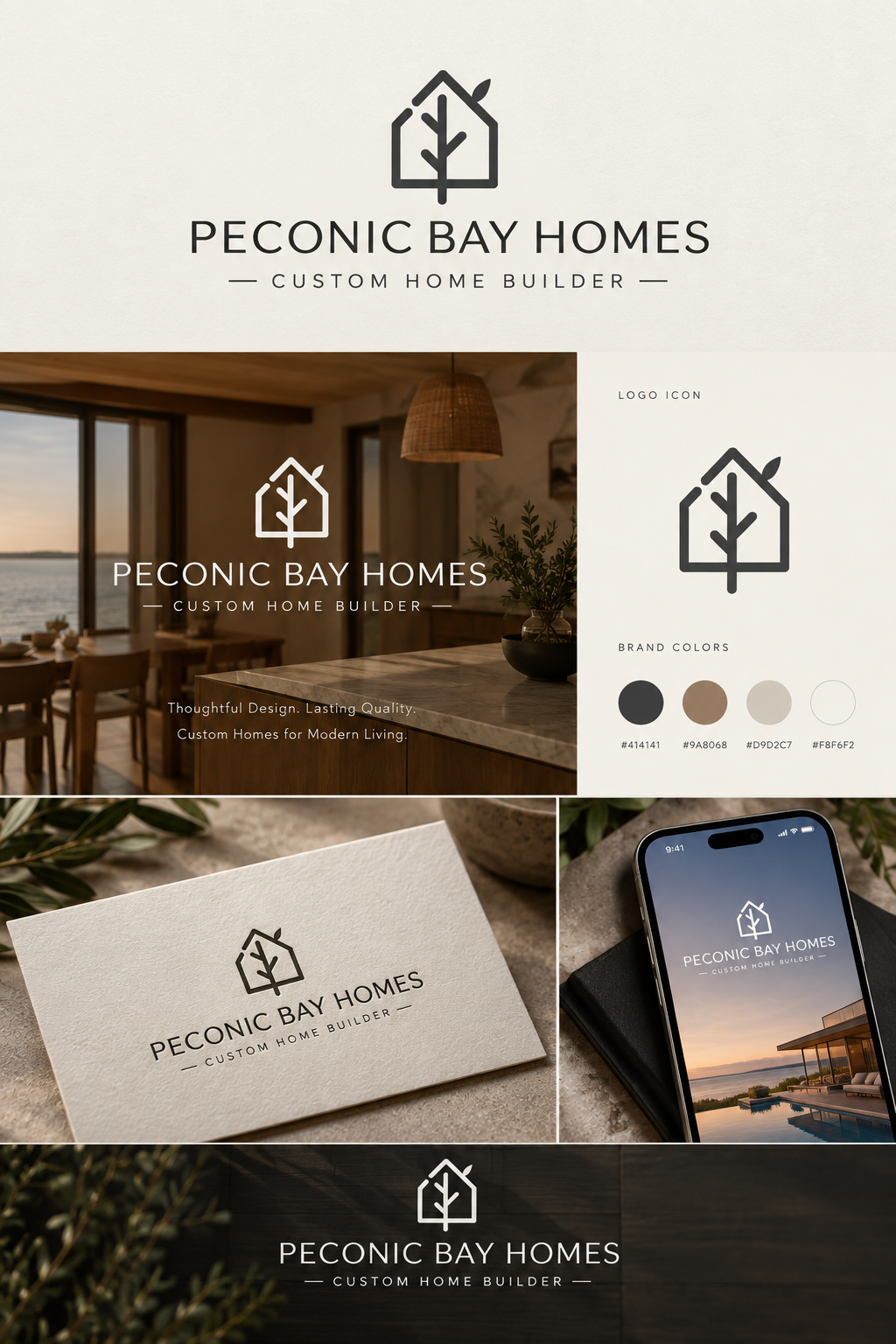 Design de Logo par Your Brand Maker pour Peconic Bay Homes Inc. | Design #37700180