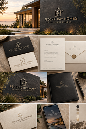 Design de Logo par Your Brand Maker pour Peconic Bay Homes Inc. | Design : #37700224