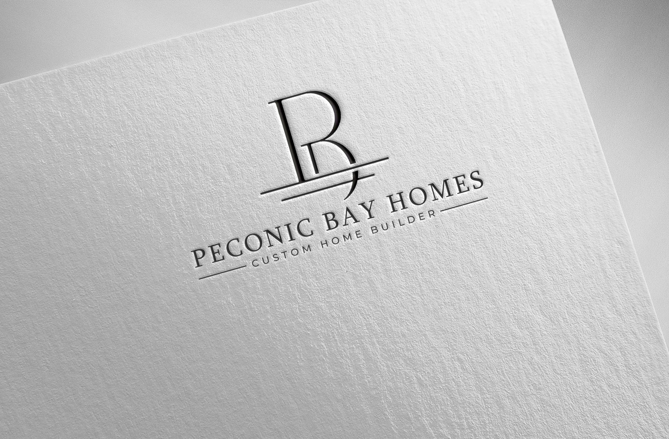 Logo Design by InkPilot_Studio™ for Peconic Bay Homes Inc. | Design #37698947