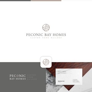 Logo Design by Dell_a.Design for Peconic Bay Homes Inc. | Design: #37697071