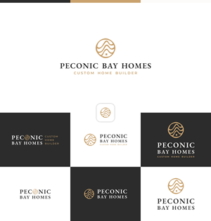Logo Design by Dell_a.Design for Peconic Bay Homes Inc. | Design: #37704566