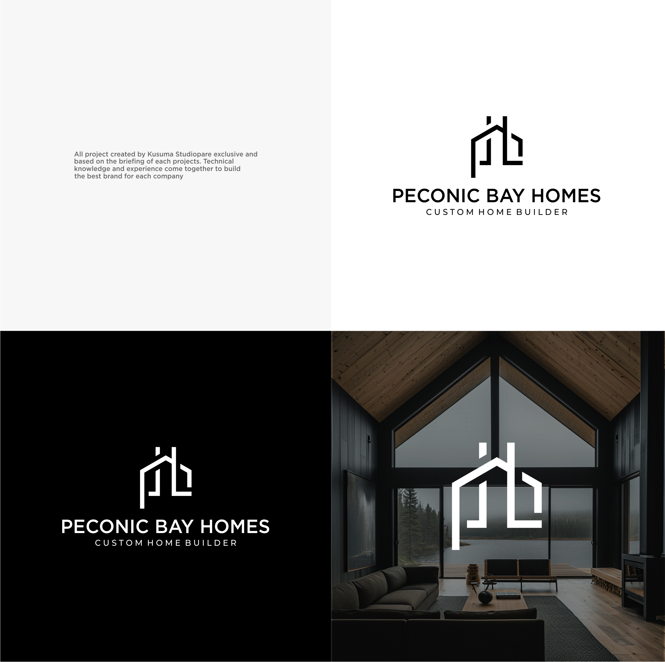 Design de Logo par Kusuma Studio pour Peconic Bay Homes Inc. | Design #37703619