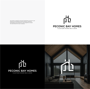 Logo Design by Kusuma Studio for Peconic Bay Homes Inc. | Design: #37703619