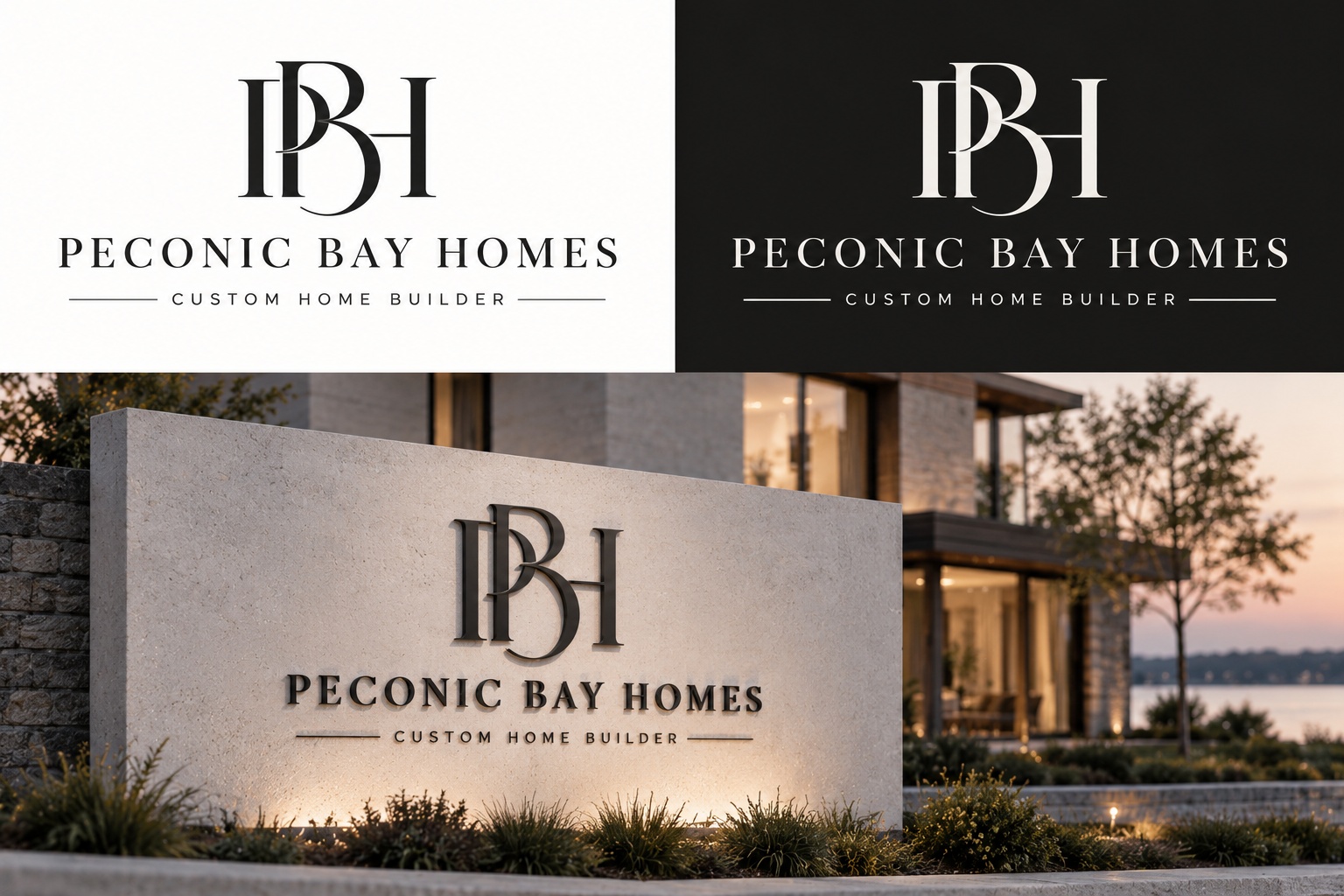 Design de Logo par Mitico pour Peconic Bay Homes Inc. | Design #37700011