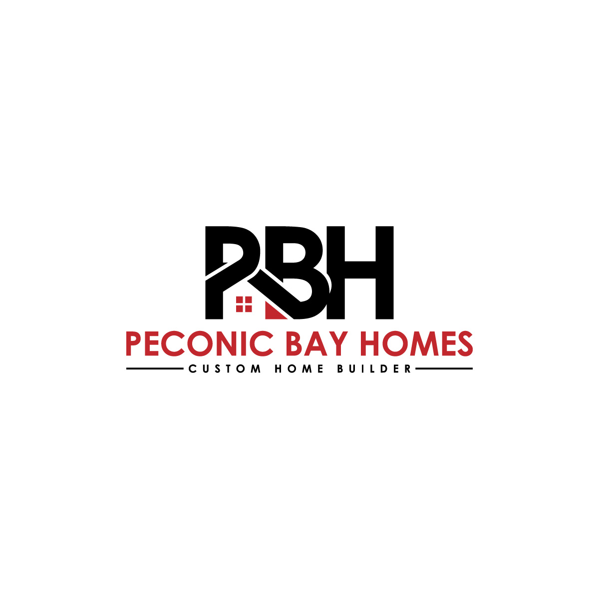 Design de Logo par ExclusiveMind pour Peconic Bay Homes Inc. | Design #37707247