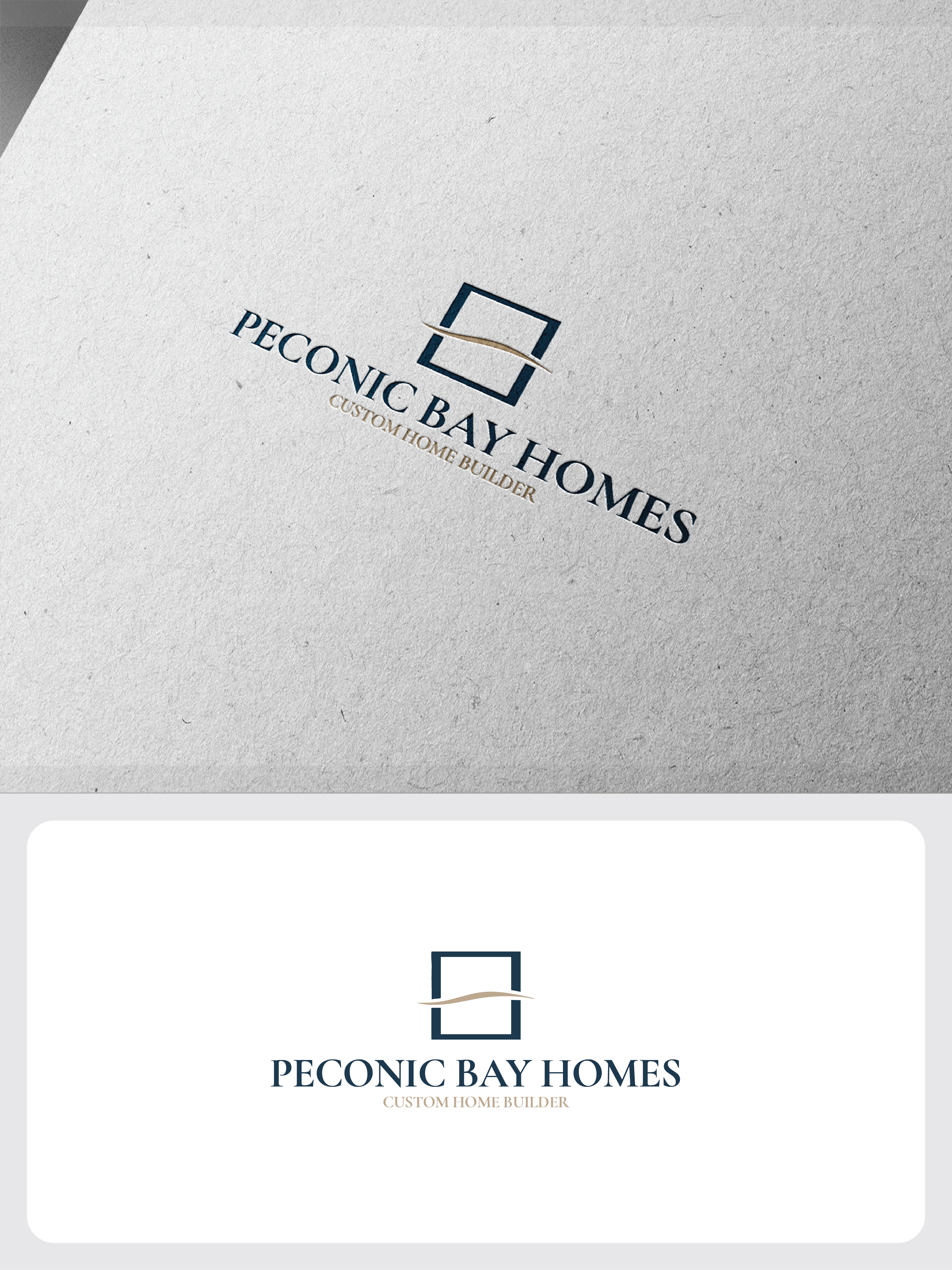Logo Design by raju.creative for Peconic Bay Homes Inc. | Design #37697991