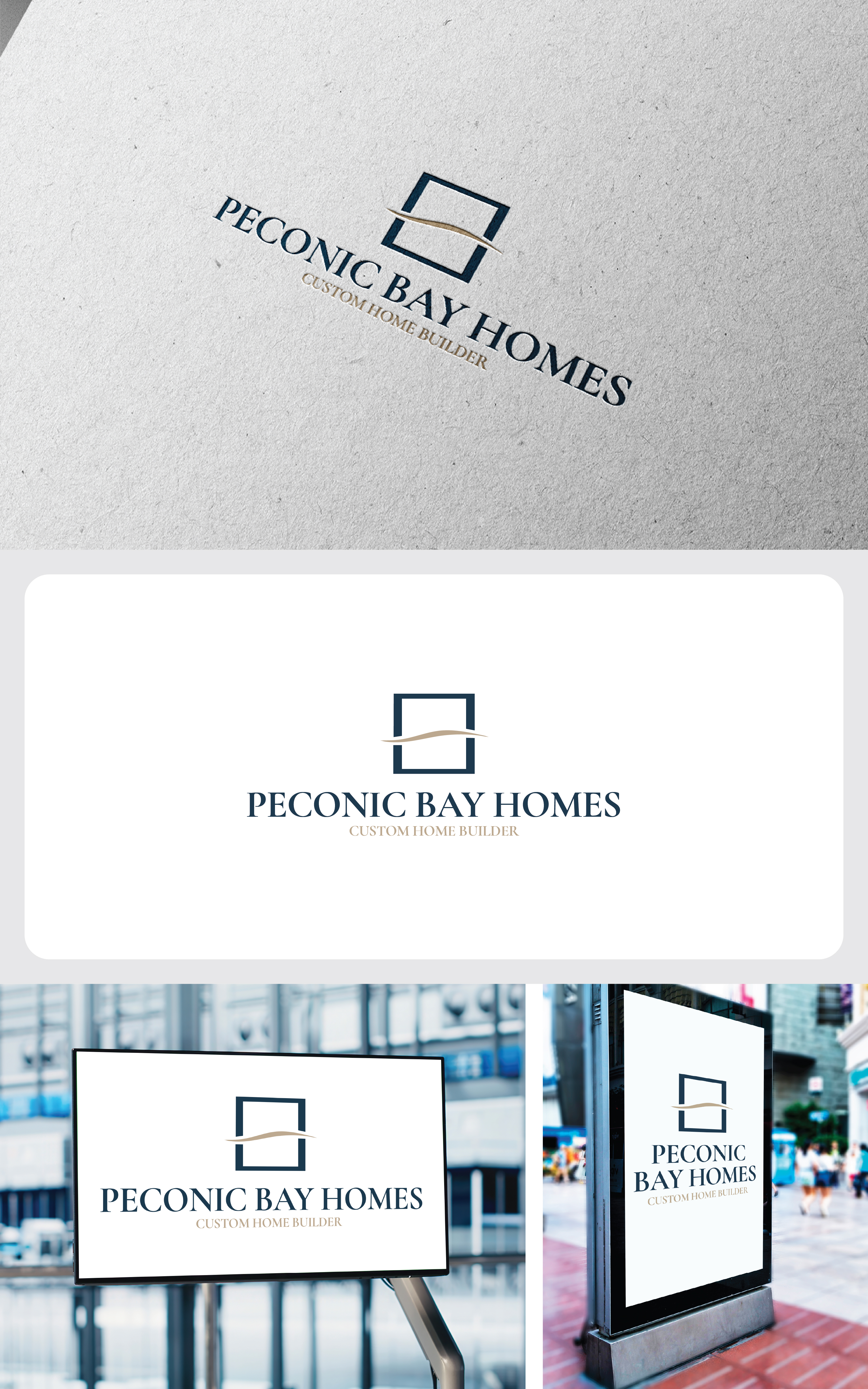 Logo Design by raju.creative for Peconic Bay Homes Inc. | Design #37699965