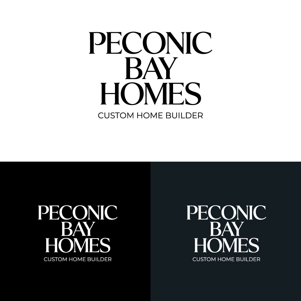 Logo Design by artpure for Peconic Bay Homes Inc. | Design #37697347