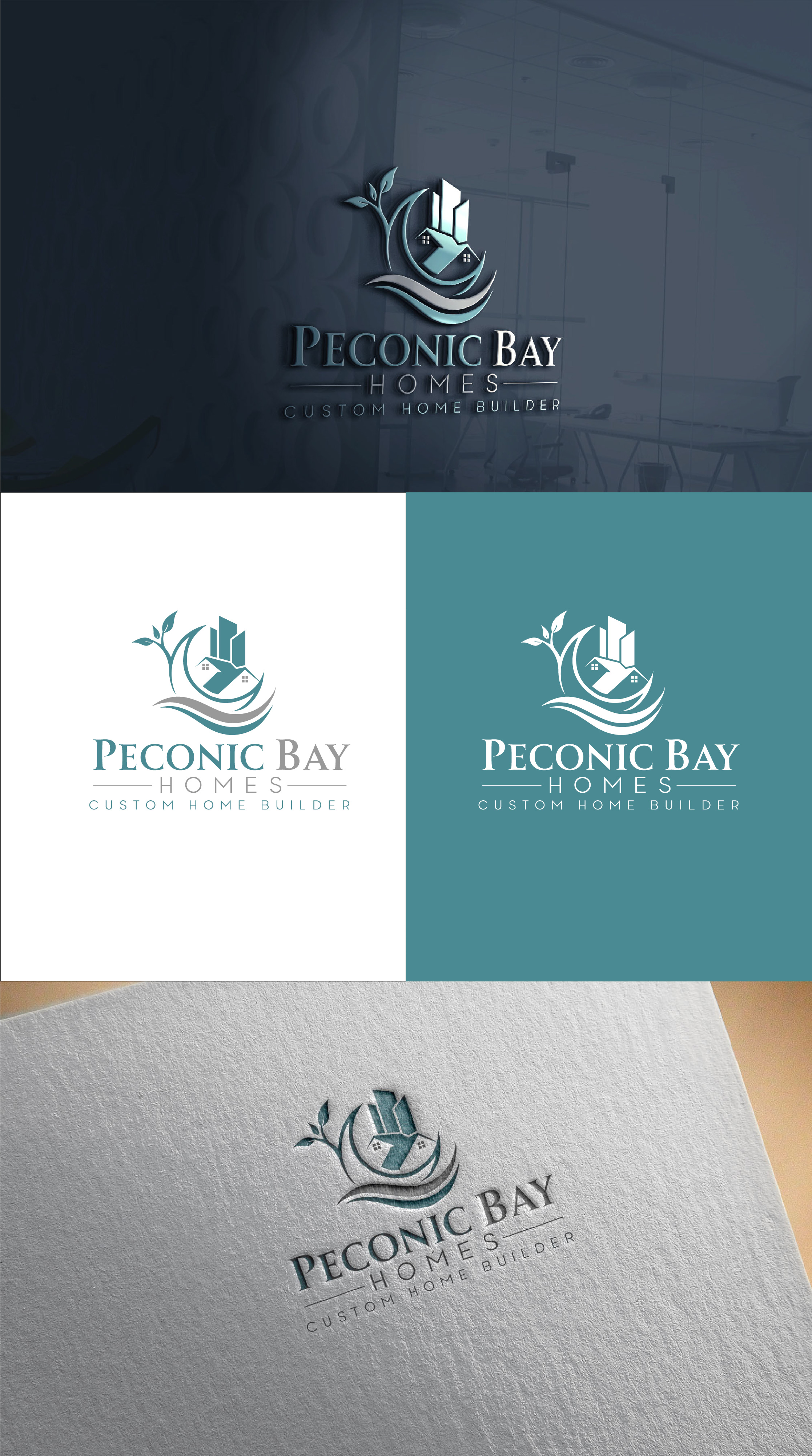 Design de Logo par Design hunter 07 pour Peconic Bay Homes Inc. | Design #37706975