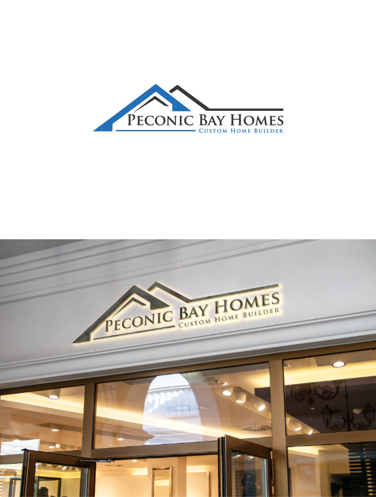 Logo Design by JMN Signatures for Peconic Bay Homes Inc. | Design #37700163