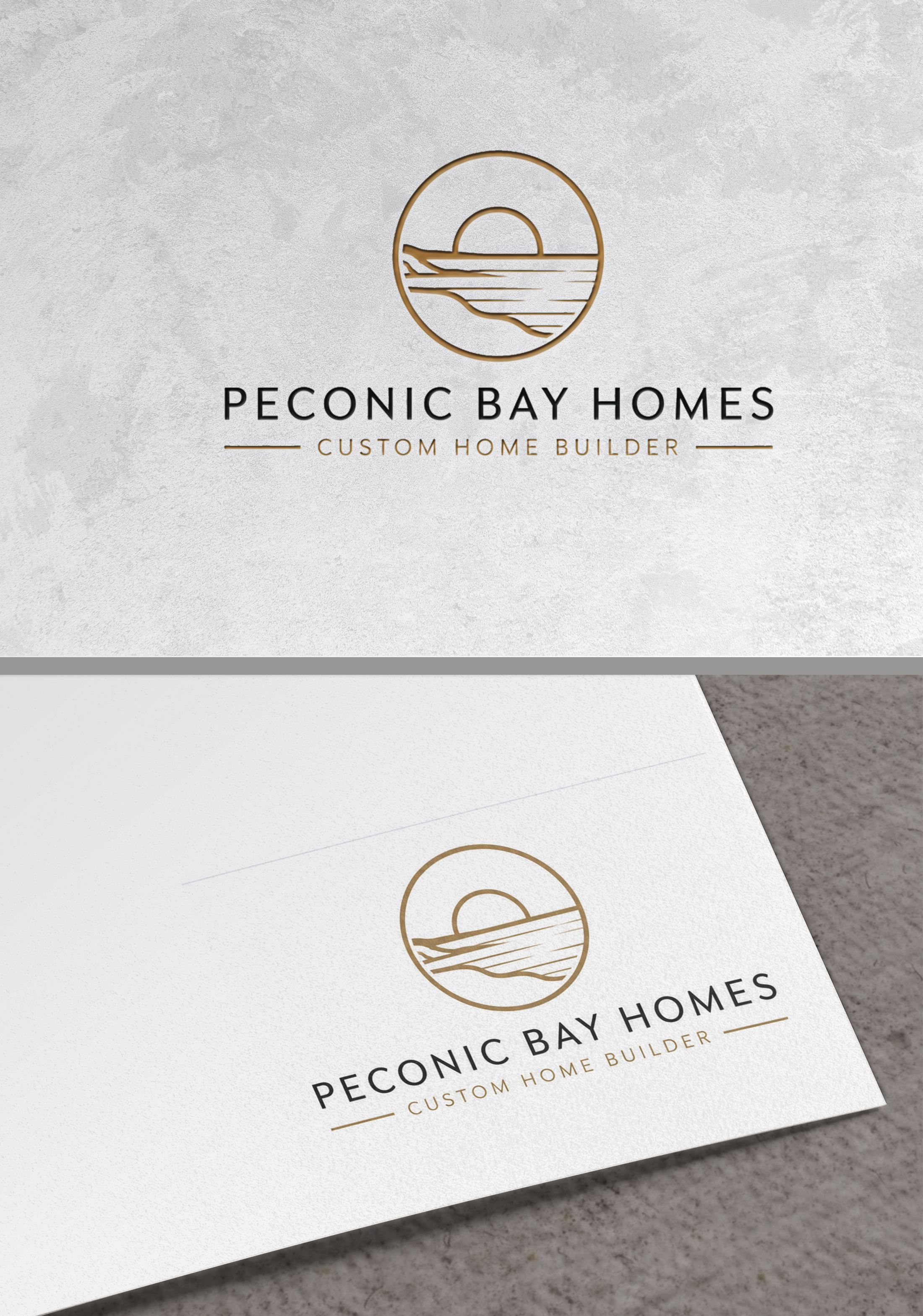 Logo Design by zamdi for Peconic Bay Homes Inc. | Design #37705509