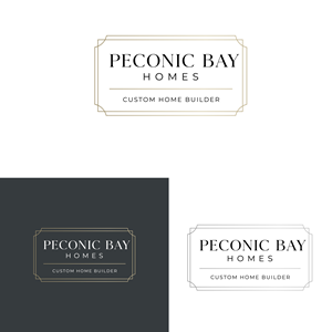 Logo Design by Jack20 for Peconic Bay Homes Inc. | Design: #37712951