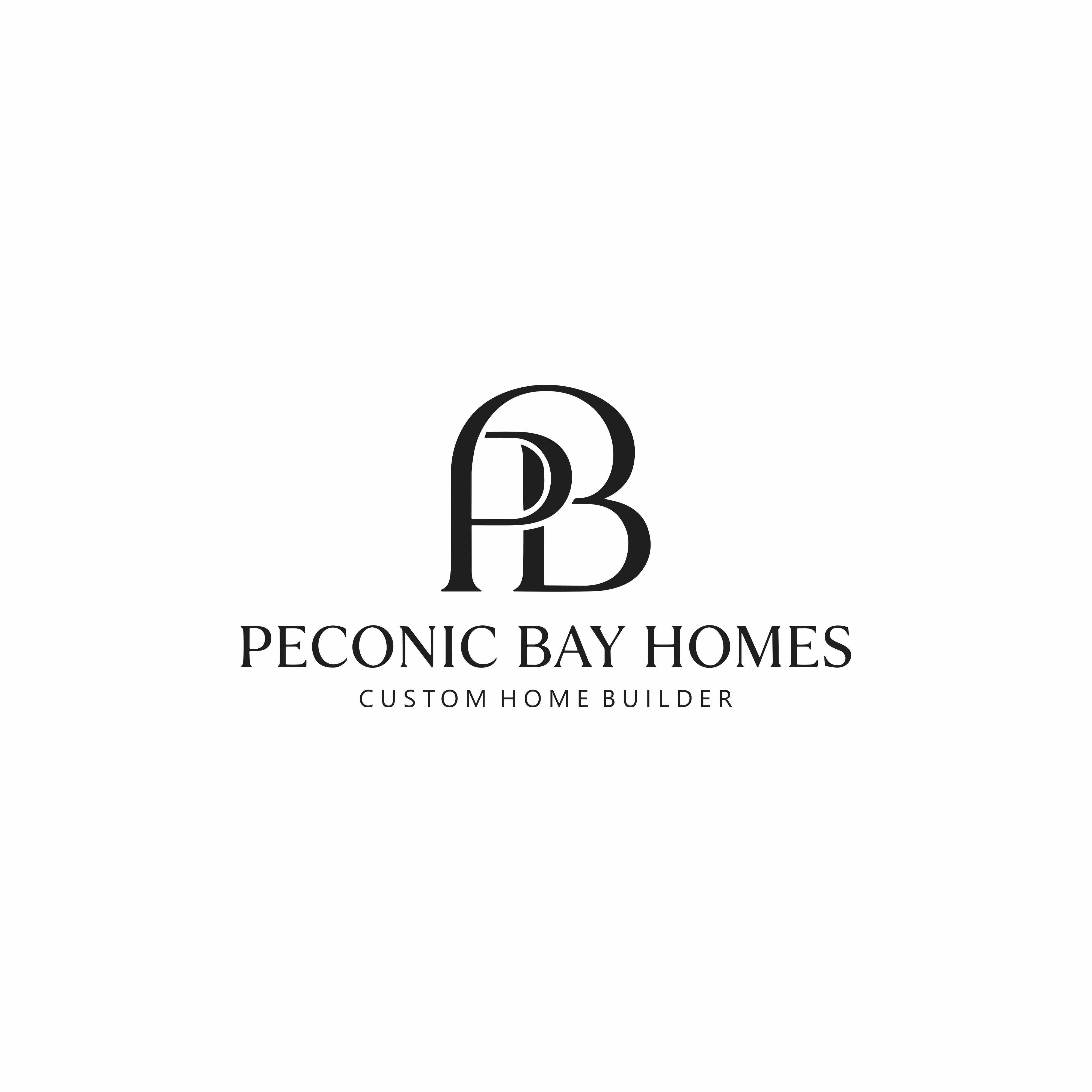 Logo Design by lestari100 for Peconic Bay Homes Inc. | Design #37699577
