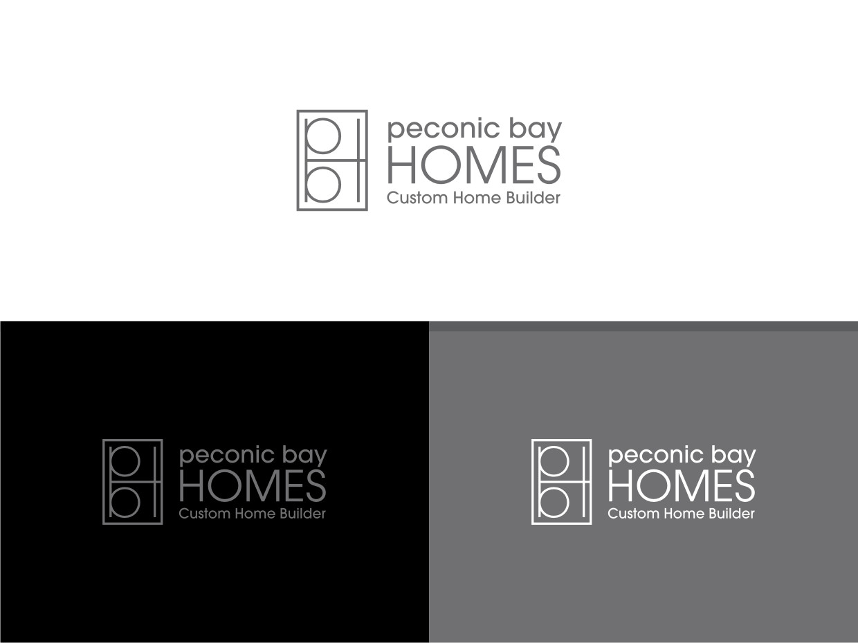 Logo Design by Atvento Graphics for Peconic Bay Homes Inc. | Design #37707227