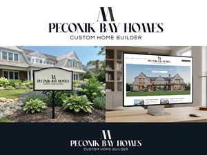 Logo Design by jika for Peconic Bay Homes Inc. | Design #37707703